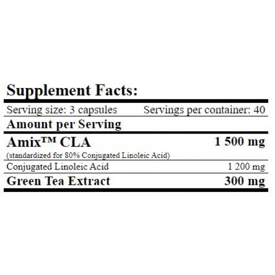 AMIX CLA 1200 + Green Tea - 120 caps